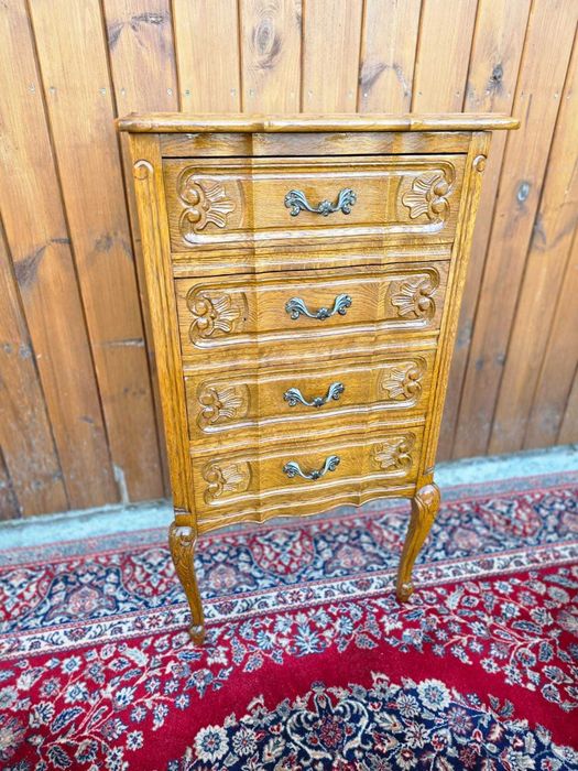 Szafka Ludwik z szufladami, lite drewno #2403 Stylowy Węgrów