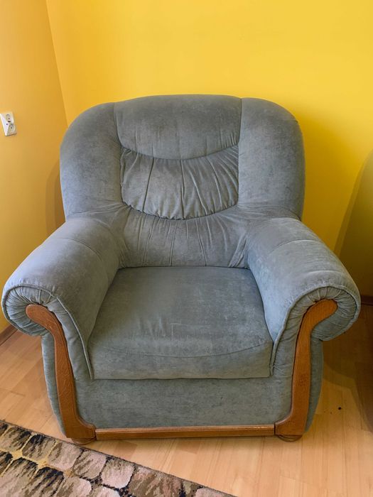 Zestaw mebli tapicerowanych: 3 rozkładana, 2 , 1