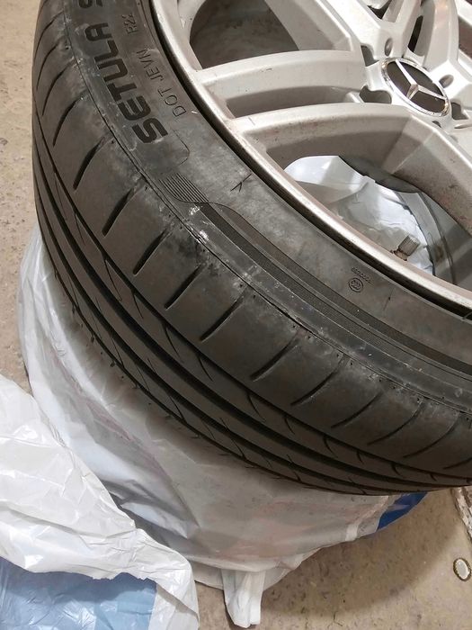Felgi pięcioramienne rial 10, 18calowe z oponami