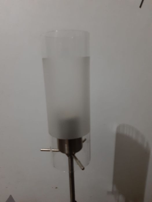 Candeeiros vidro/inox