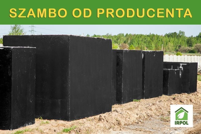 Szambo betonowe 10m3, OLSZTYN szamba , zbiorniki MOJA WODA , Producent