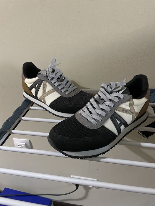 Armani exchange 42 43 27.5 см кроссовки кросівки кеди кеды армани