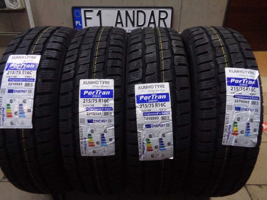 215/75R16C KUMHO ProTran CW51 - do bus-a , Nowe Opony Zimowe , ANDAR