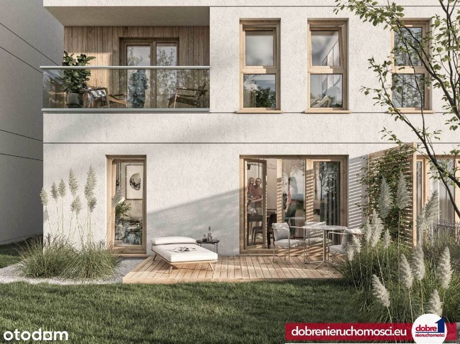 Dwupoziomowy apartament z ogrodem- Osielsko