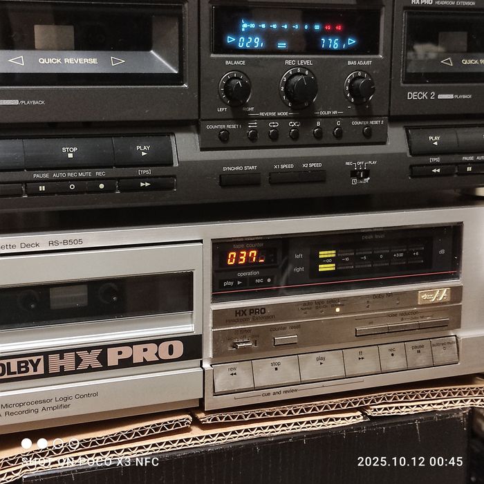 Кассетная дека Tehnics RS B505,RS TR515