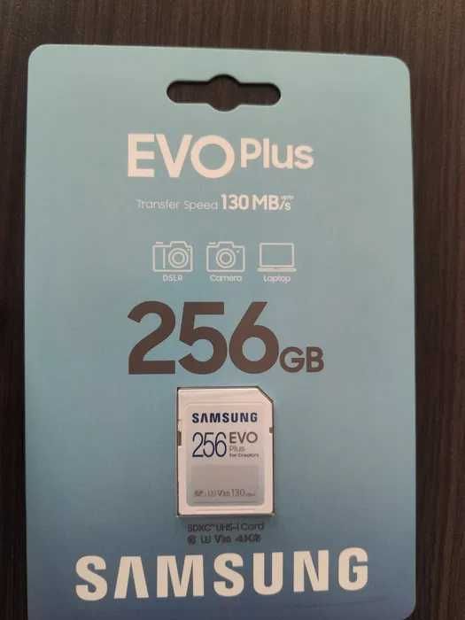 Karta pamięci Samsung 256GB SDXC EVO Plus 130MB/s