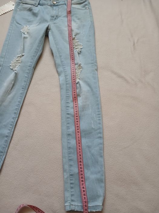 Голубі джинси скіні