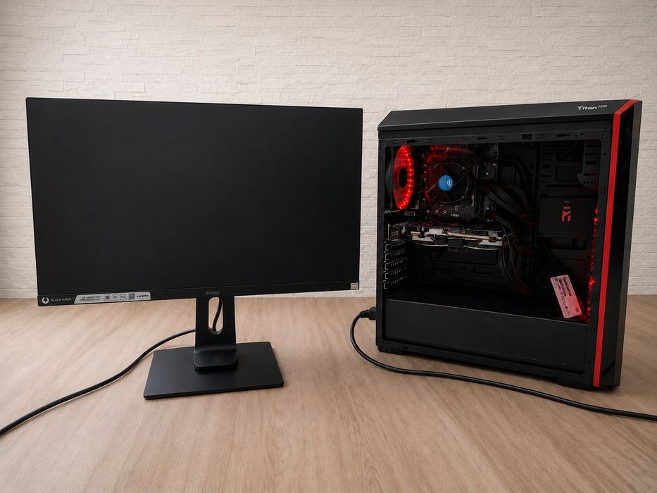 Sprzedam komputer stacjonarny, do gier, do biura. I5, Radeon  RX570