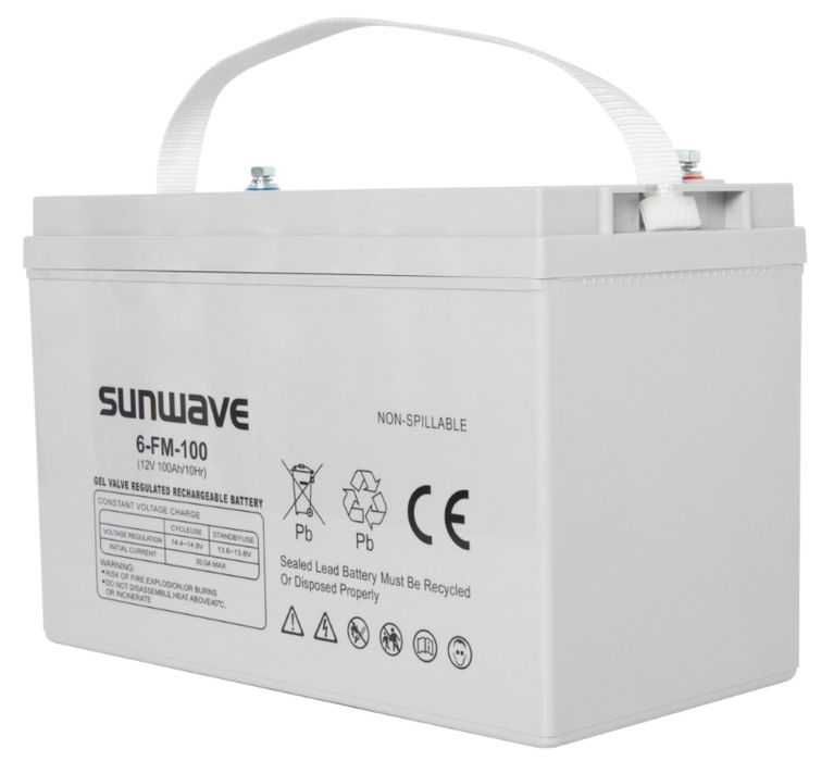 Гелевий аккумулятор 100 ah для авто,сонячних панелей,інверторів