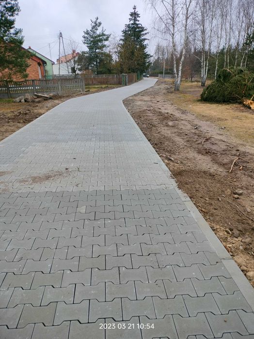 Budowa Dróg, Roboty Ziemne, Układanie Kostki Brukowej