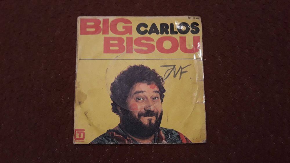 Carlos - Big bisou - single vinil - portes incluídos