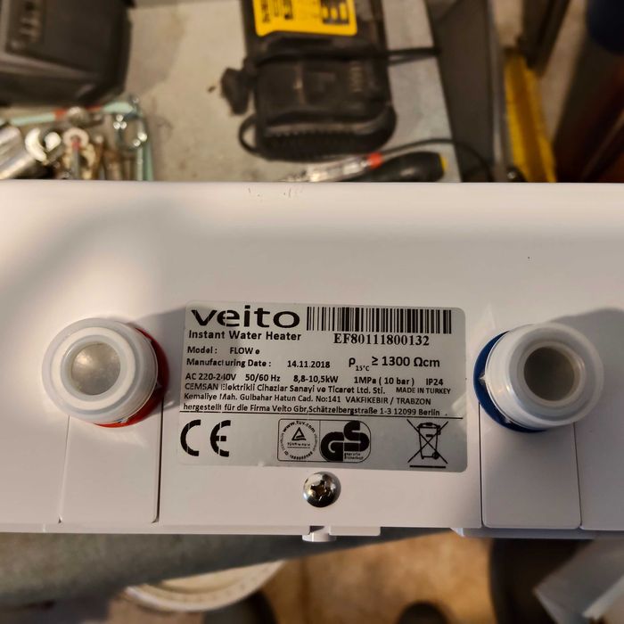 Caldeira elétrica de passagem: VEITO Model flow E