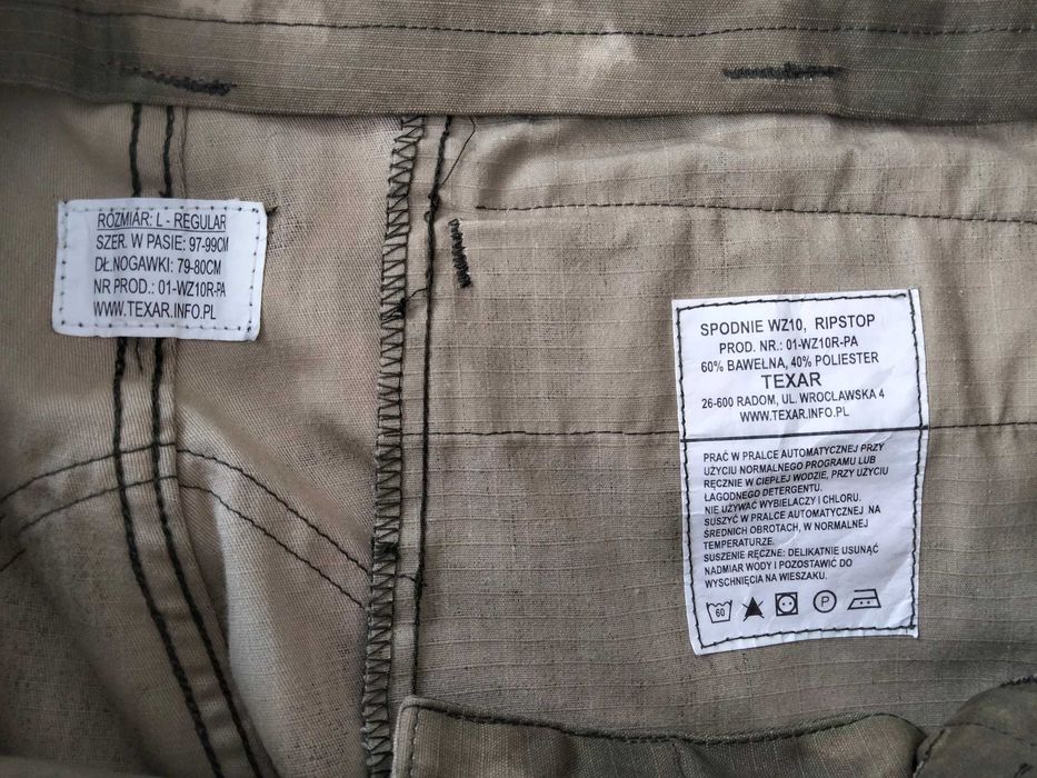 ATACS-FG - Spodnie TEXAR -  typ WZ10, rozmiar L
