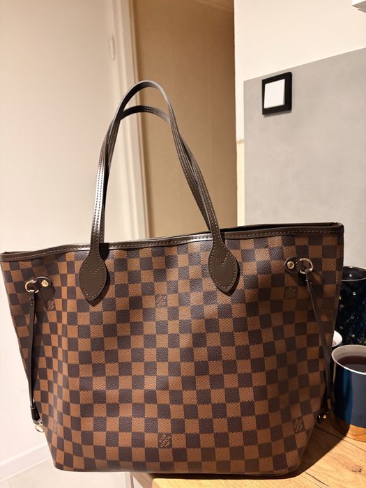 Louis Vuitton Neverfull Mm skóra naturalna