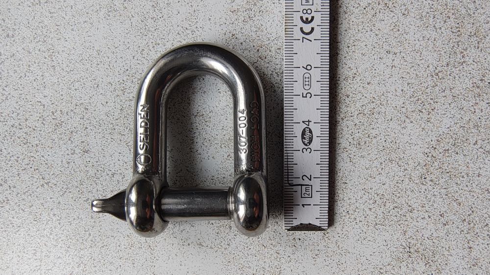 Okazja! Szekla stalowa, żeglarska, linowa Selden