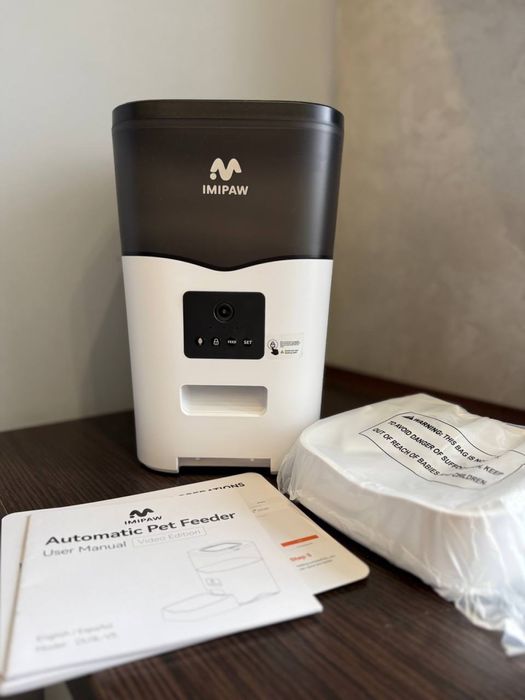 Розумна автоматична годівниця IMIPAW 3L з Wi-Fi та Full HD камерою
