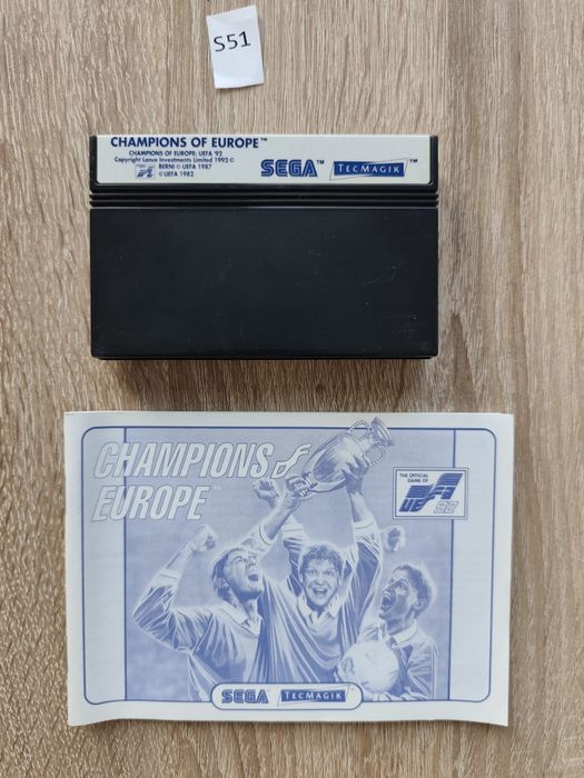 Champions Europe Sega Master System