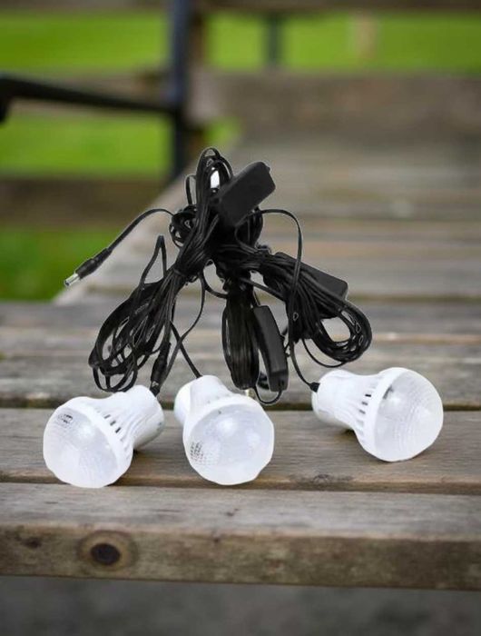 Сонячна станція з bluetooth фонарем і 3 лампами