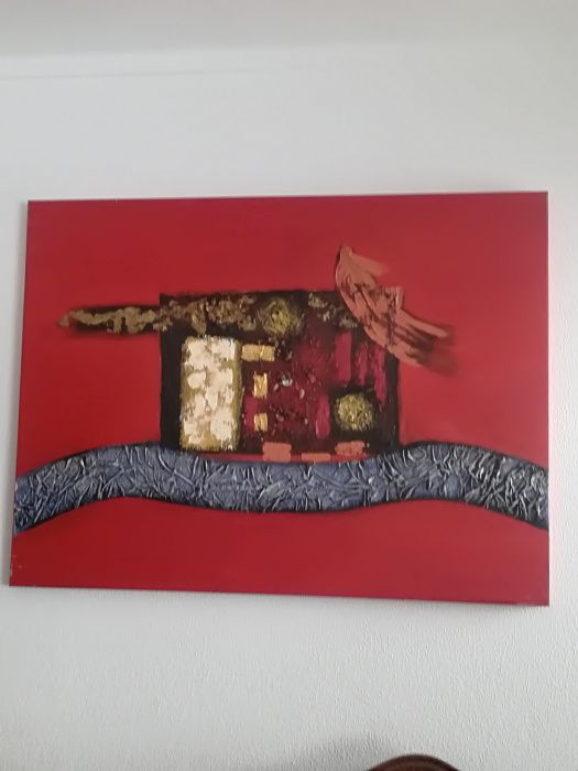 Tela cor vermelho ( Grande)