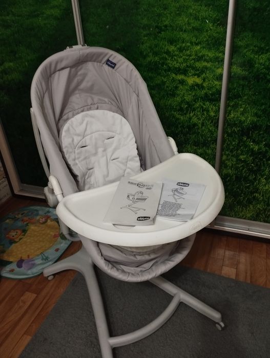 Стільчик для годування, ліжечко , шезлонг Chicco baby hug 4в1