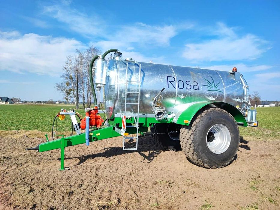 Wóz asenizacyjny ROSA 8/R1, 8000 litrów - beczkowóz, beczka