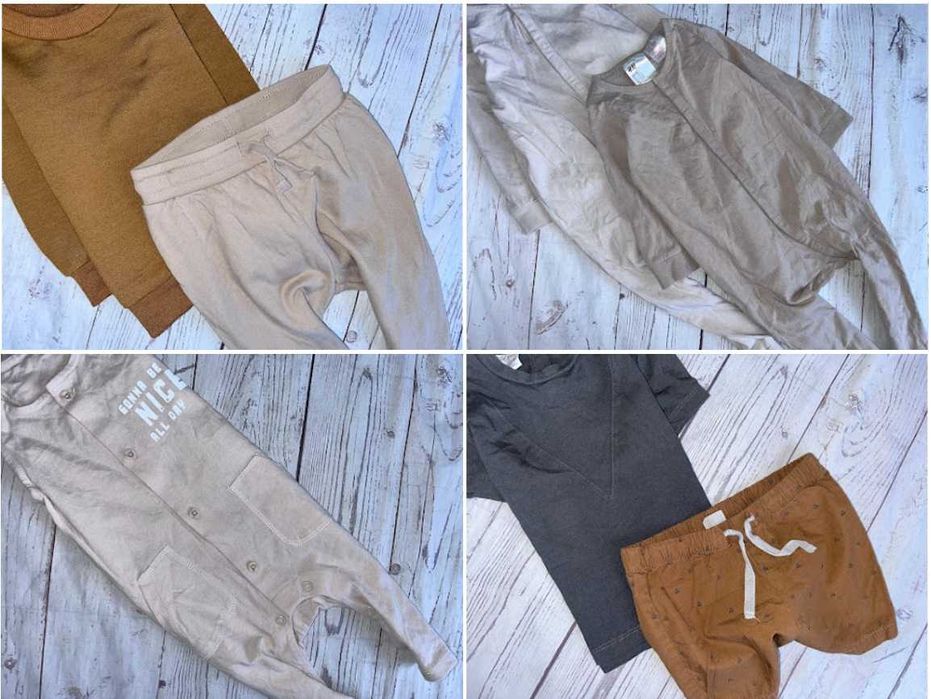 r.74-80 Mega paka 62szt zestaw ubranek dla Synka chłopca nike
