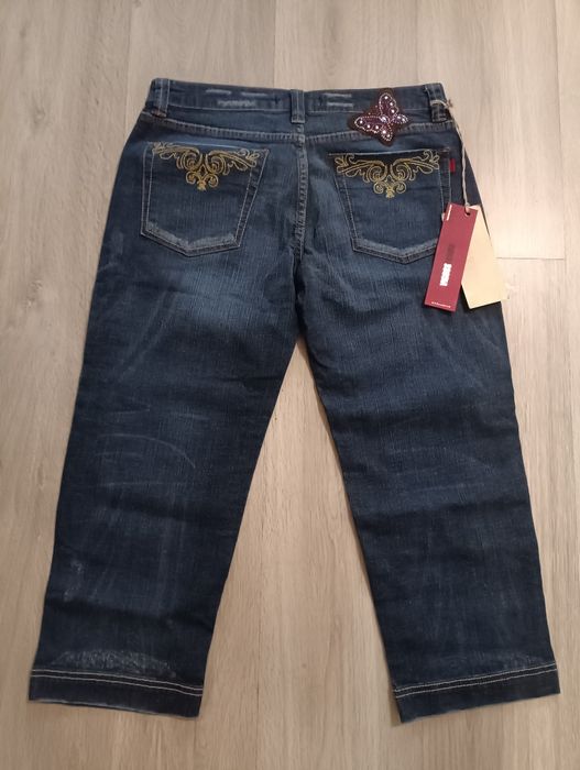 Джинсові жіночі капрі.