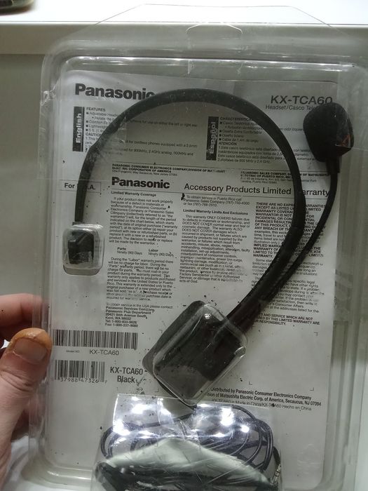 Проводная моно-гарнитура Panasonic KX TCA60