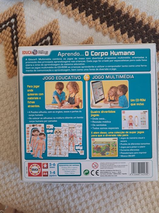 Jogo Aprendo o Corpo Humano