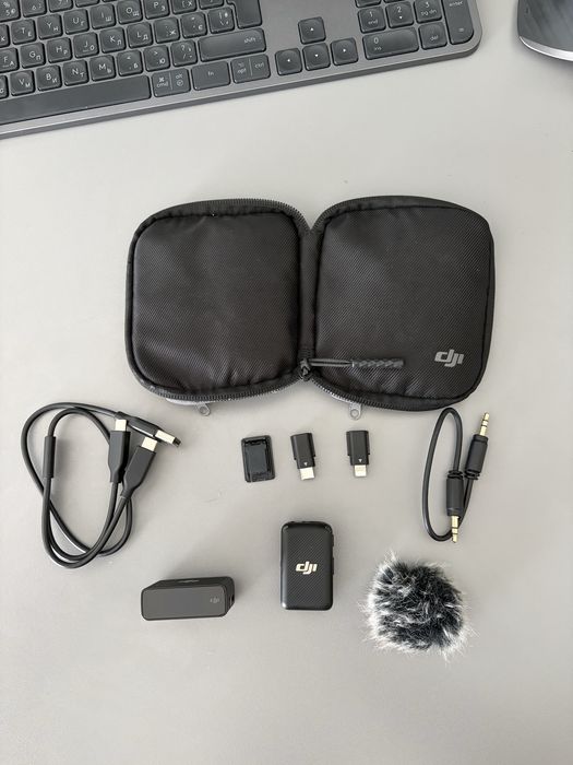 DJI Mic 1 — радиосистема, идеальное состояние