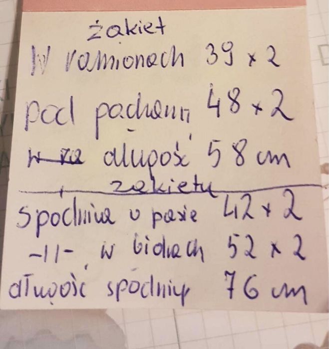Żakiet i spódnica r44