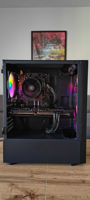 Komputer Gamingowy: RX 5700 XT 8GB/AMD RYZEN /SSD M.2/AM4/WIN11 PRO