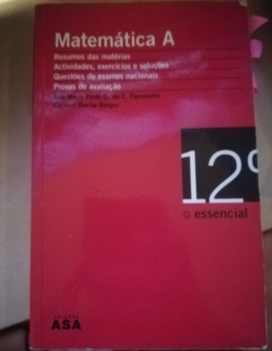Essential Mathematics A Textbook for 12th Grade, Porto Editora, in Excellent Condition64409194670337121