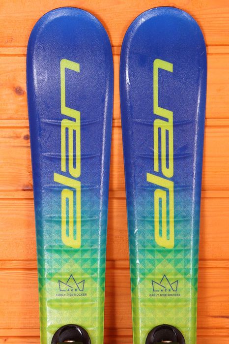 Narty dziecięce Elan Jett 110 cm + Elan 4.5, Rocker, U-Flex, Grip Walk !!!