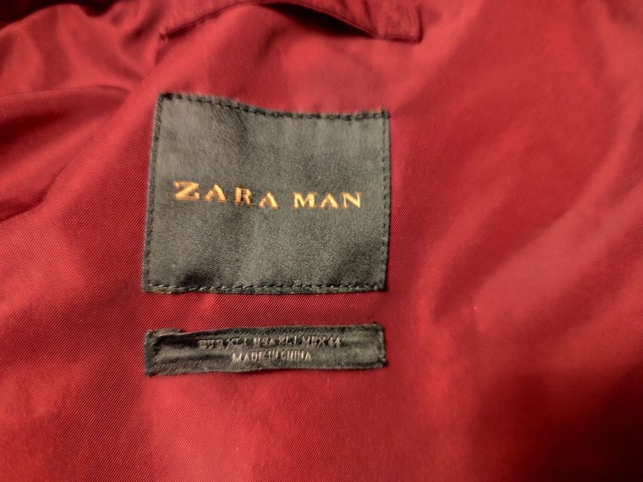 Тёплая зимняя мужская куртка пуховик Zara H&M
