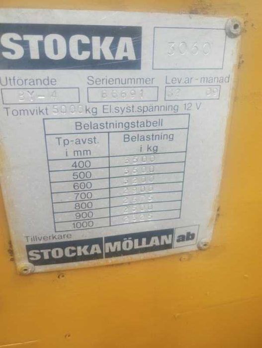 wózek widłowy Stocka 3060, 3,5t diesel