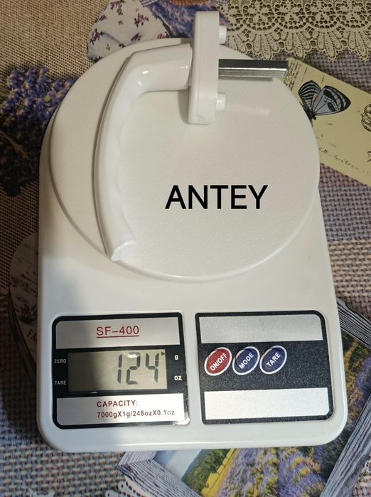 Ручка оконная ASTEX Antey, Titan белая.