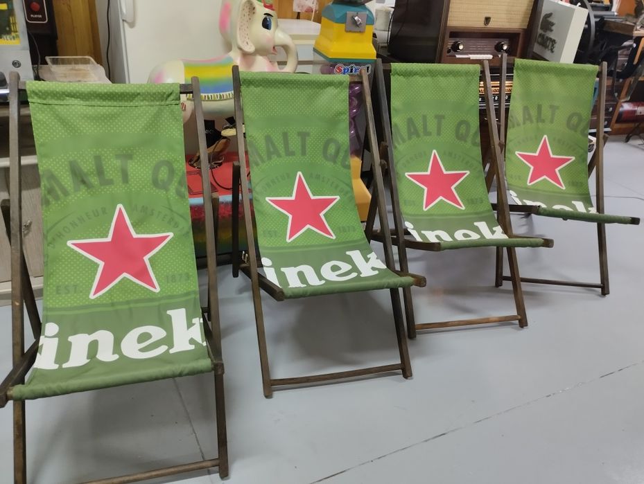 Cadeiras / espreguiçadeiras Heineken