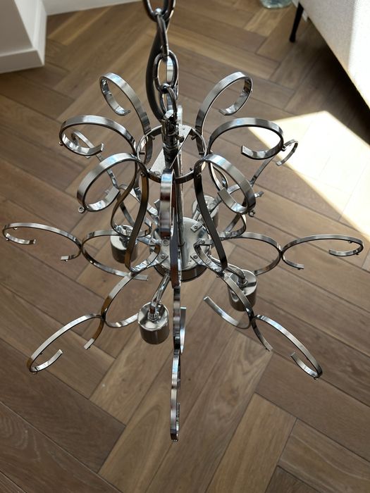 Candelabro de cristal de corrente