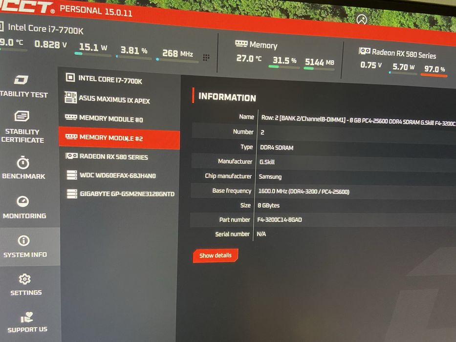 Ігровий ПК Іntel Core i7-7700K(8GB)16GB/128GB/6TB