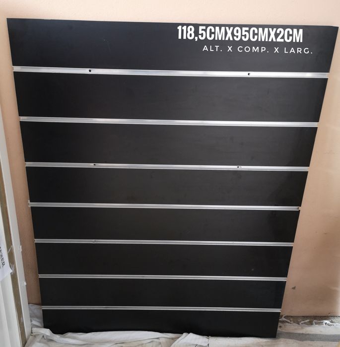 3 Placas de Painel Ranhurado