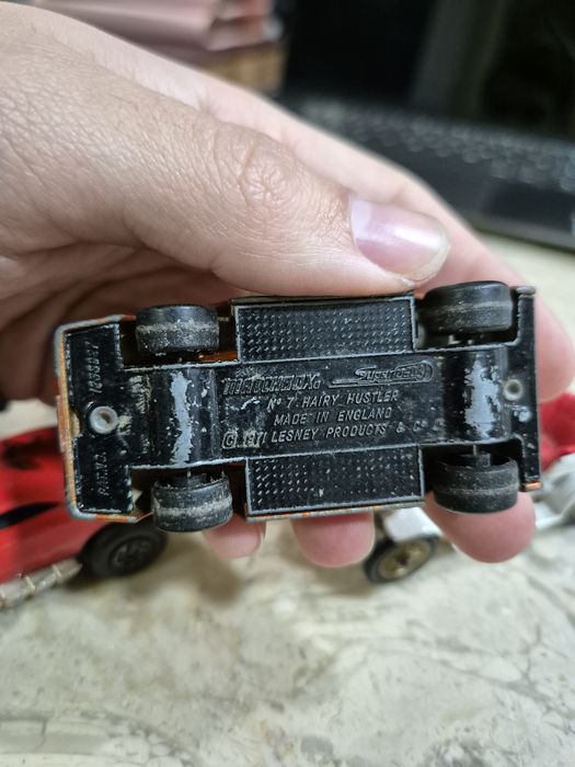 Conjunto 7 carros Miniatura - lesney, pilen, solido, corgi juniors