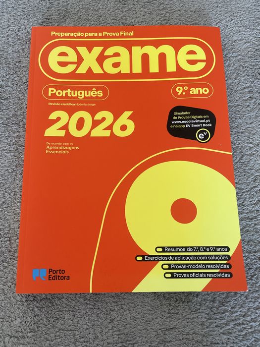 Livros de preparação para os exames nacionais do 9° ano