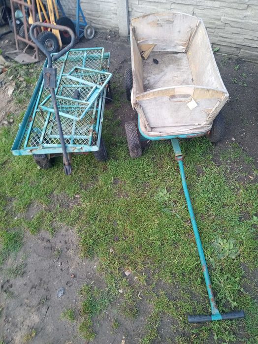 wózki 2szt uszkodzone