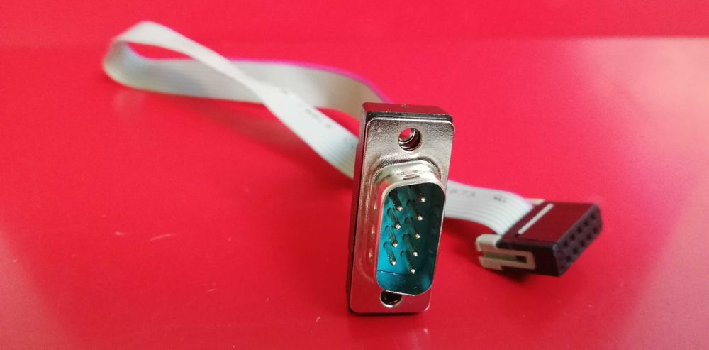 Шлейф RS232 DB9 com port последовательный порт 9Pin папа-мама