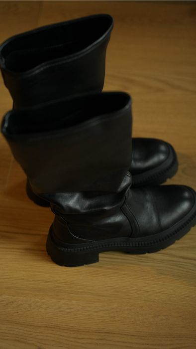 Чоботи-труби чорні