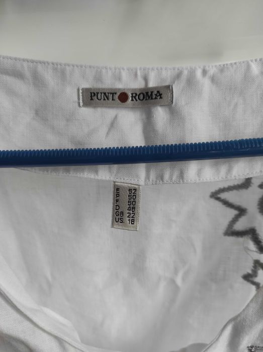 Blusa Bordada em Linho