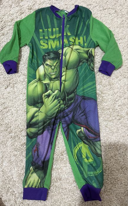 98 р. Флісовий комбінезон-піжама Marvel Hulk