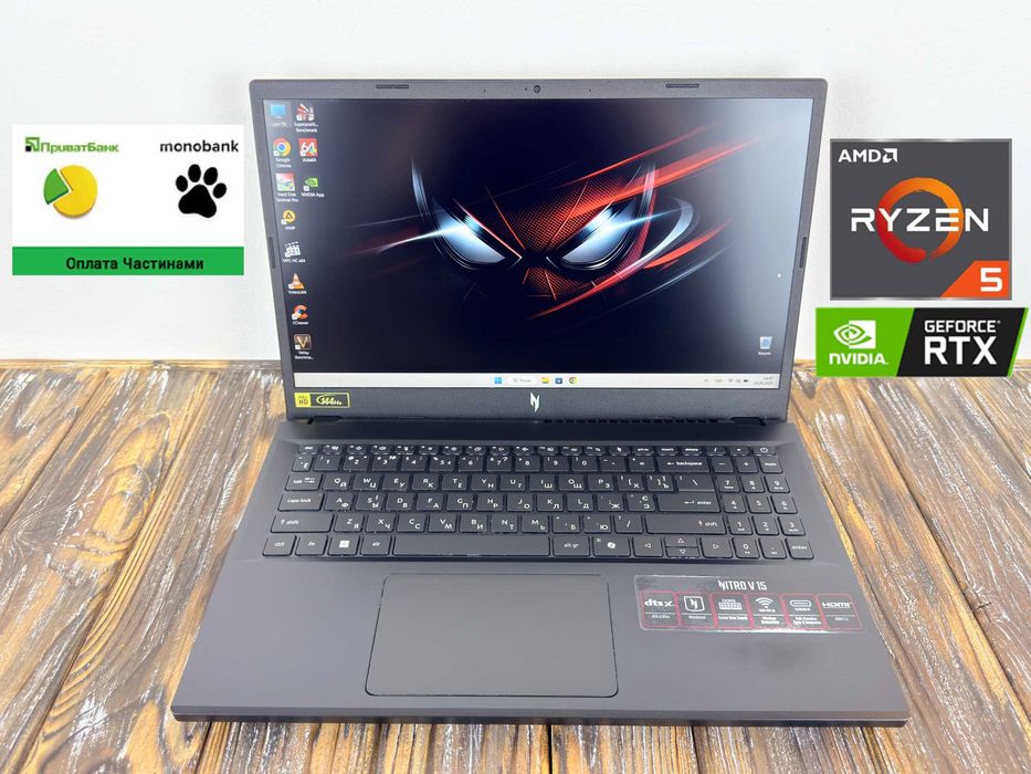 Геймерський Ноутбук Acer Nitro 5 ANV15-41 /Ryzen 5 7535HS/RTX 2050 4 GB