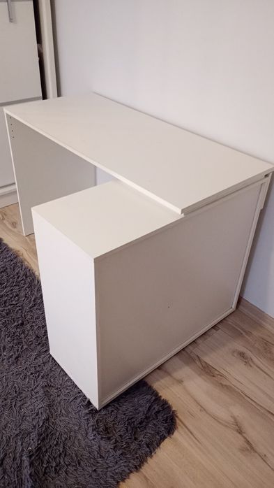 Biurko dziecięce młodzieżowe narożne białe
